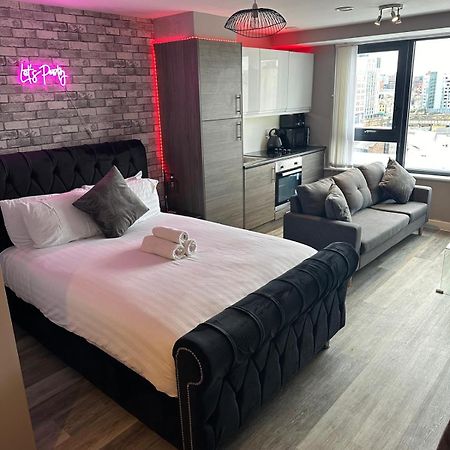 Stunning City View Studio Apartman Liverpool Kültér fotó