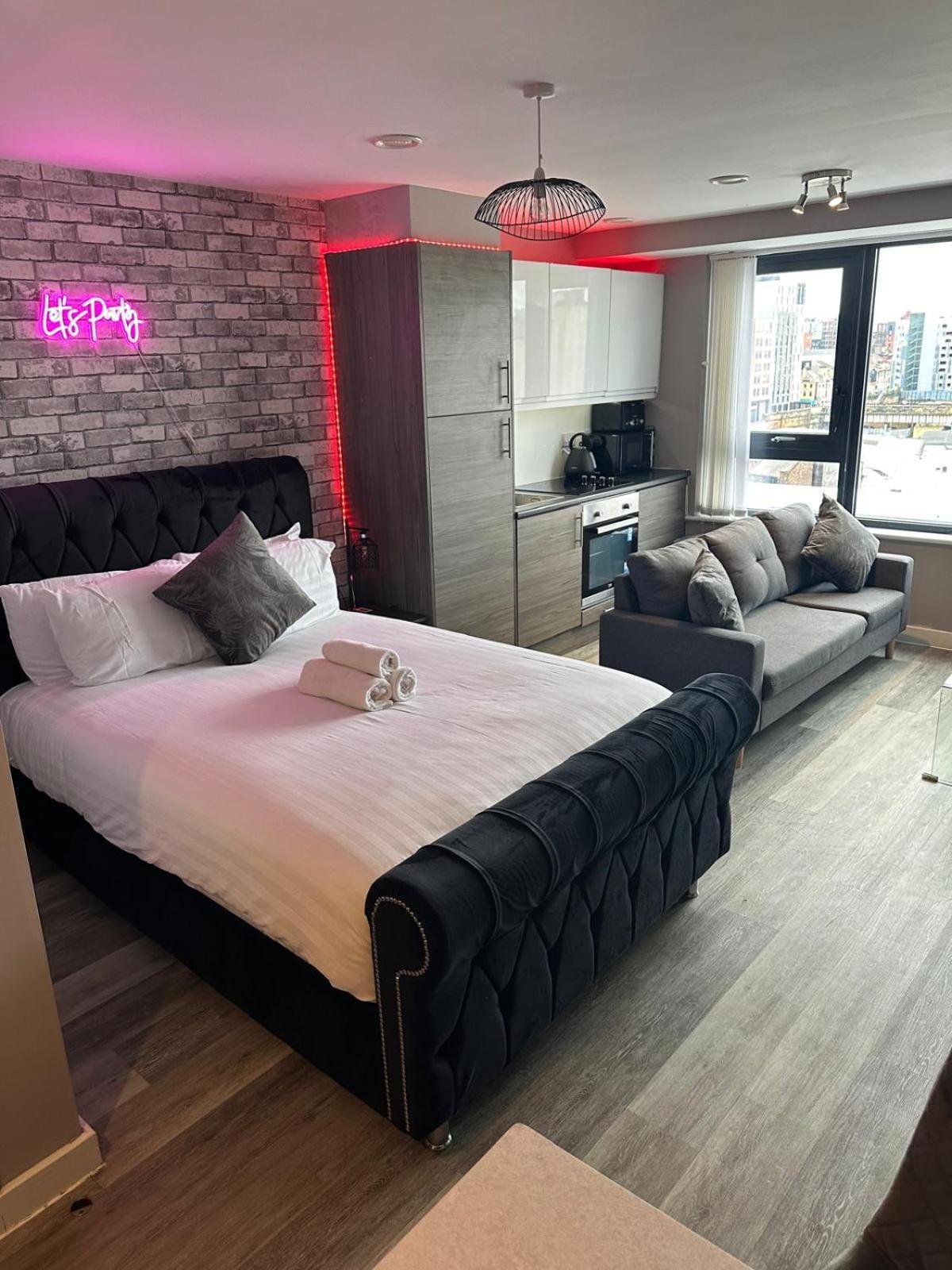 Stunning City View Studio Apartman Liverpool Kültér fotó